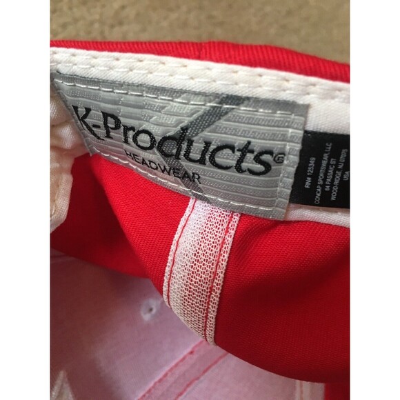 K-Products Headwear Men's Adjustable Strapback Hat Cap "Budweiser" Red - Picture 11 of 12